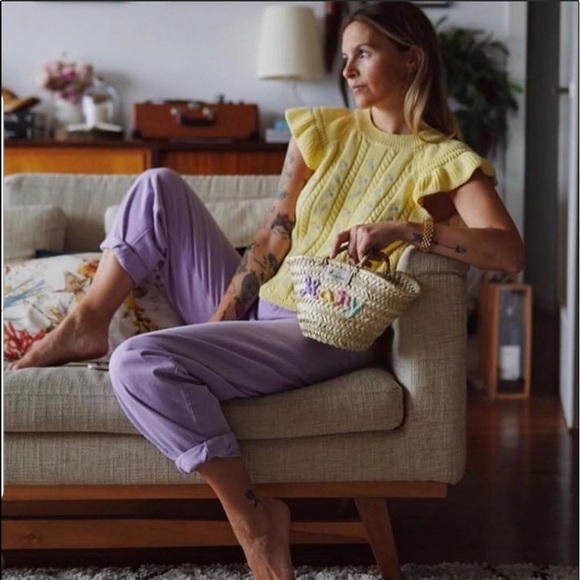 Zara slouchy Lilac Pants - Picture 5 of 16